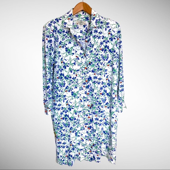 Orvis Dresses & Skirts - Orvis LadyBug 🐞 Shirt Dress Vintage Long Sleeve